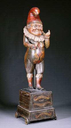 A Carved Cigar Store Figure Of ''Punch'' à 