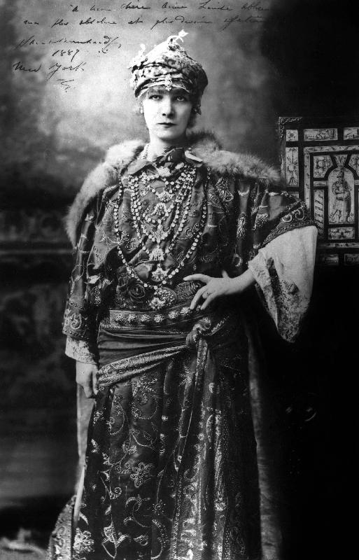 Actress Sarah Bernhardt in New York à 