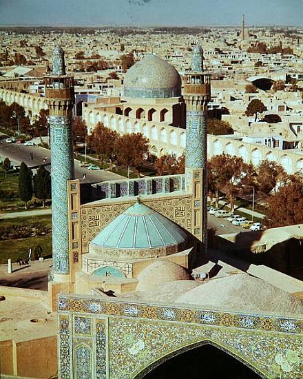 Aerial view of the Masjid-i-Shah, Safavid Dynasty à 