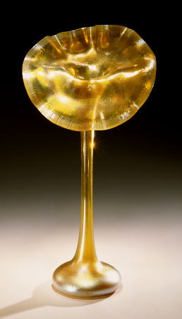 A Favrile Glass ''Jack In The Pulpit'' Vase à 