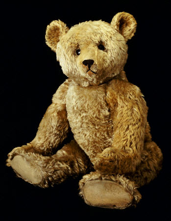 A Fine Steiff Pale Golden Plush Covered Teddy Bear With Large Deep Set Black Button Eyes, Circa 1910 à 