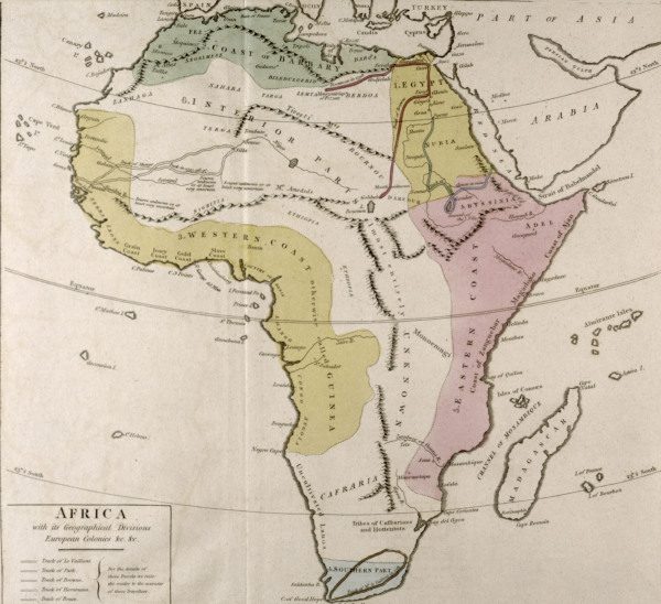 Africa , Map of Africa à 