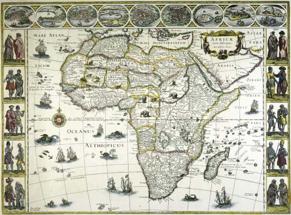 Africa, Map à 