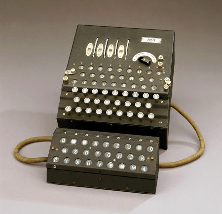 A German Enigma Machine, Numbered 853 à 