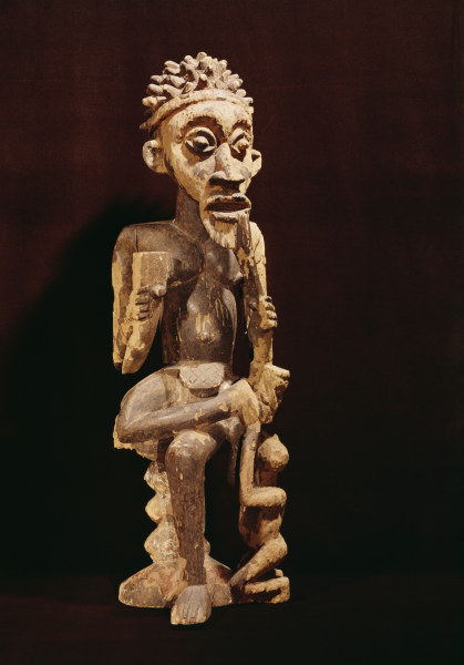 Ahnenfigur, Bamileke, Kamerun / Holz à 
