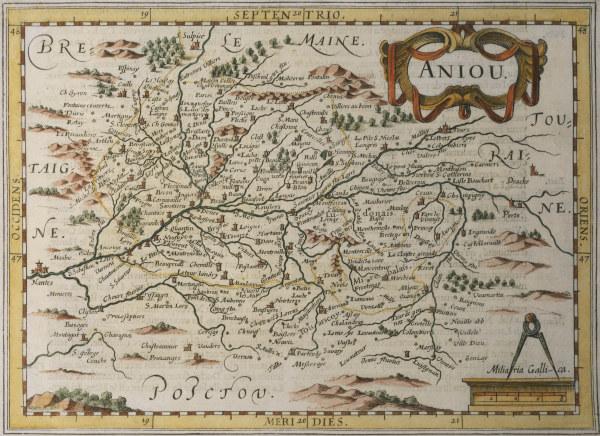 Anjou , Maps à 