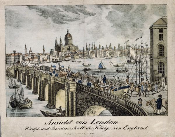 View of London , Neuruppiner Bilderbogen