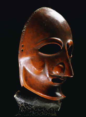 A Rare Somen (Japanese Full Face Mask) Momoyama Period (Late 16th / Early 17th Century) à 