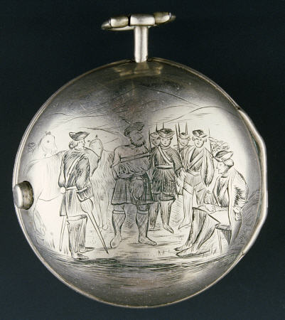 A Silver Pair-Cased Verge Watch By George Clark, London à 