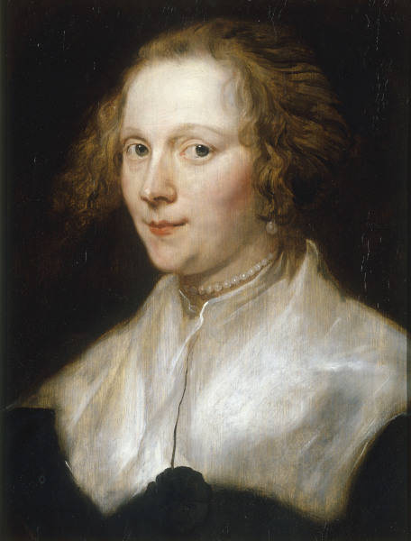 A.van Dyck / Portrait jeune femme à 