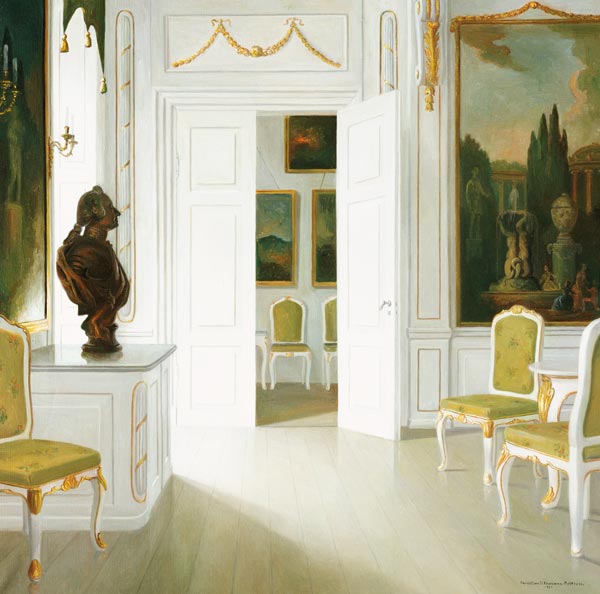 An Interior Of A Salon - Fredensborg à 