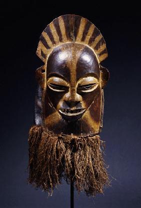 A Fine And Rare Luba Shankadi Helmet Mask