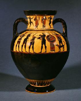 An Attic Black-Figure Neck Amphora