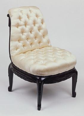 A Sue Et Mare Solid Ebony Nursing Chair