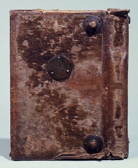 A White Whittawed Skin Binding Of The Book Of Genesis Glossed, From Rievaulx Abbey, Late 13th Centur