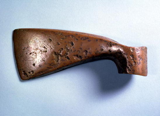 Axe from Vucedol, Pakrac, Slavonia, Bronze Age, c.2000-1000 BC (bronze) à 