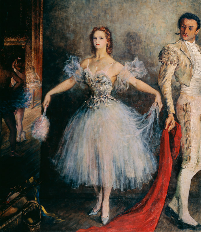 Bildnis der Balletttänzerin E.Semenowa als Carmen à 