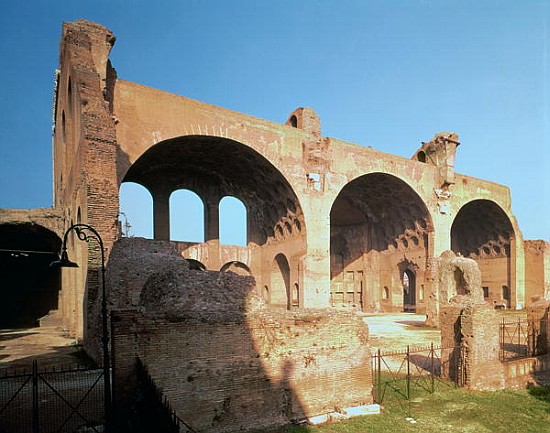 Basilica of Maxentius or Constantine, Late Roman Period, c.300 à 