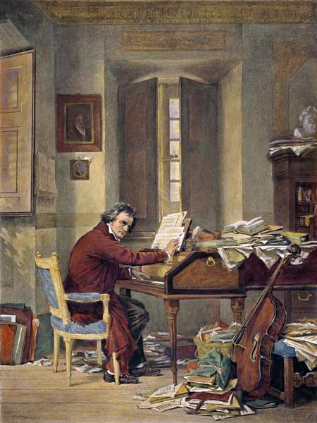 Beethoven Composing , Schloesser à 