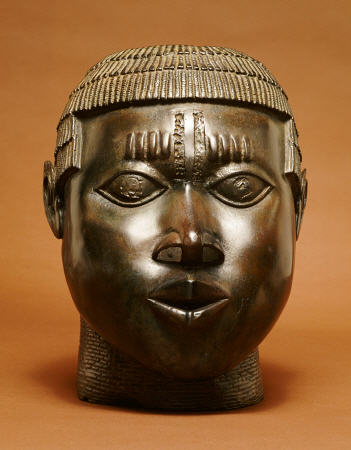 Benin Bronze Head à 