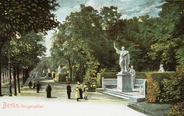 Berlin, Siegesallee / postcard c. 1905. à 