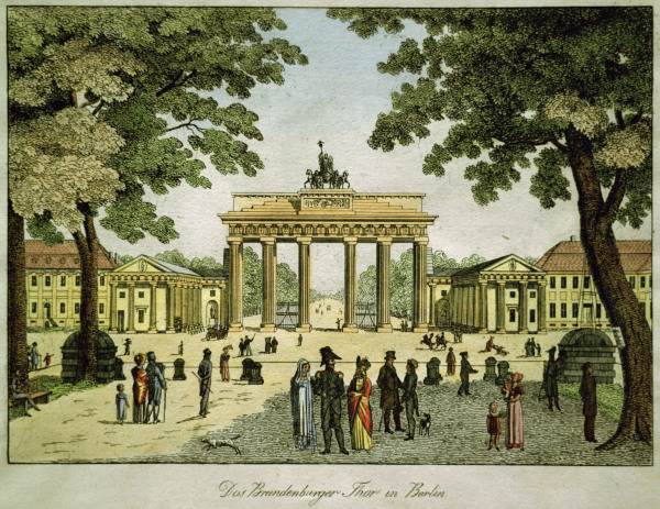 Berlin , Brandenburg Gate à 