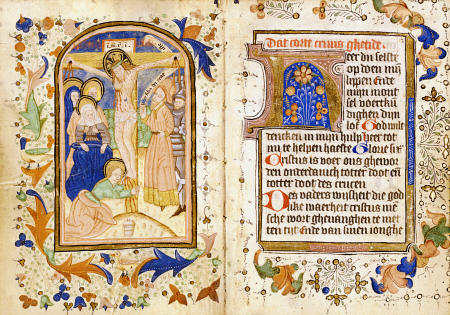 Book Of Hours, In Dutch, Depicting Crucifixion Of Christ à 