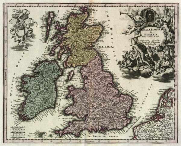 British Isles , Map à 
