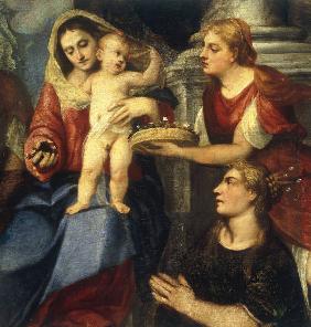 Bonifazio Veronese/Vierge et saintes