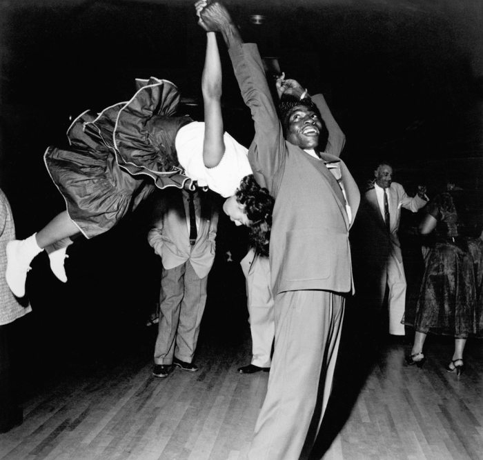 Couple dancing at Savoy Ballroom, Harlem à 