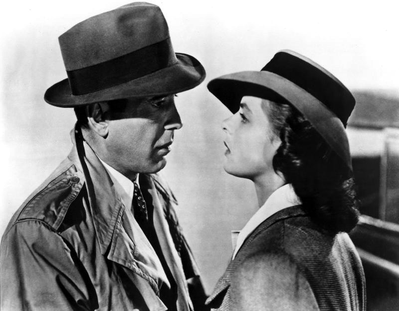 CASABLANCA de MichaelCurtiz avec Ingrid Bergman et Humphrey Bogart 1942 Oscar à 