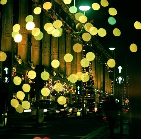 Christmas Lights in Oxford Street à 