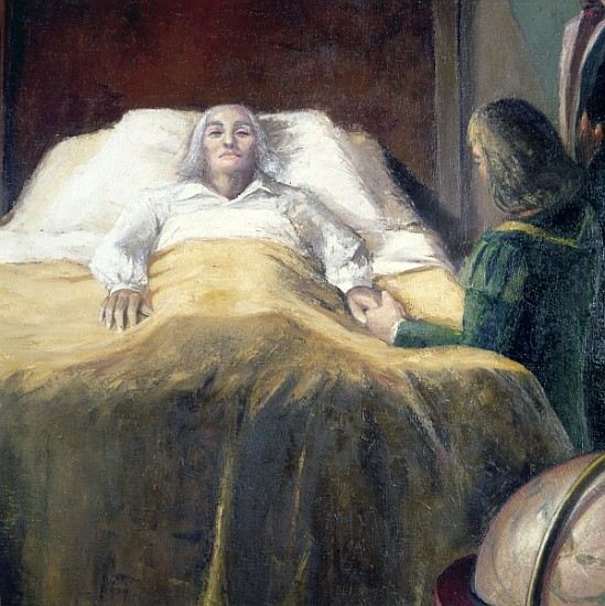 Columbus on his Death Bed à 