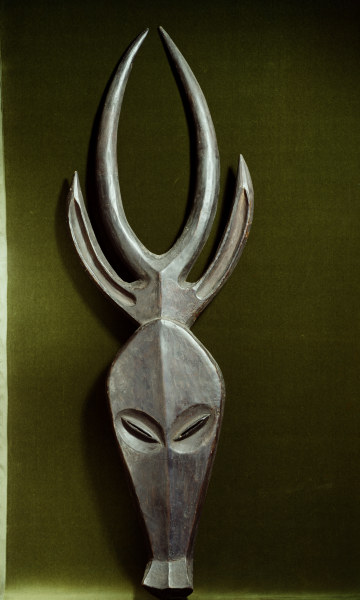 Congo, Kwele, animal mask / wood à 