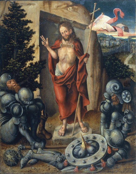 Resurrection du Christ/Cranach le jeune à 