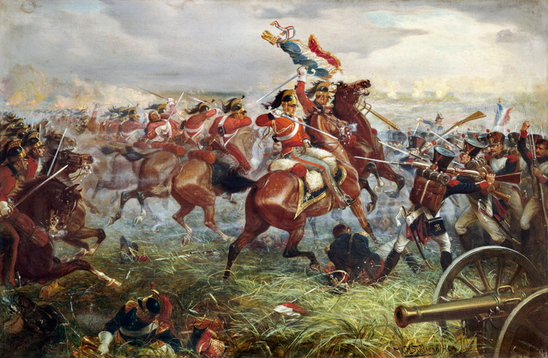 Capture Of The Eagle, Waterloo à 