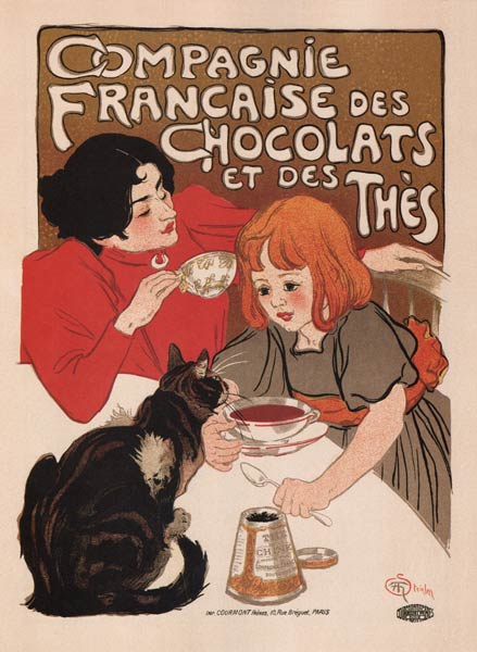 Compagnie Française des Chocolate et des Thés (Poster) à 