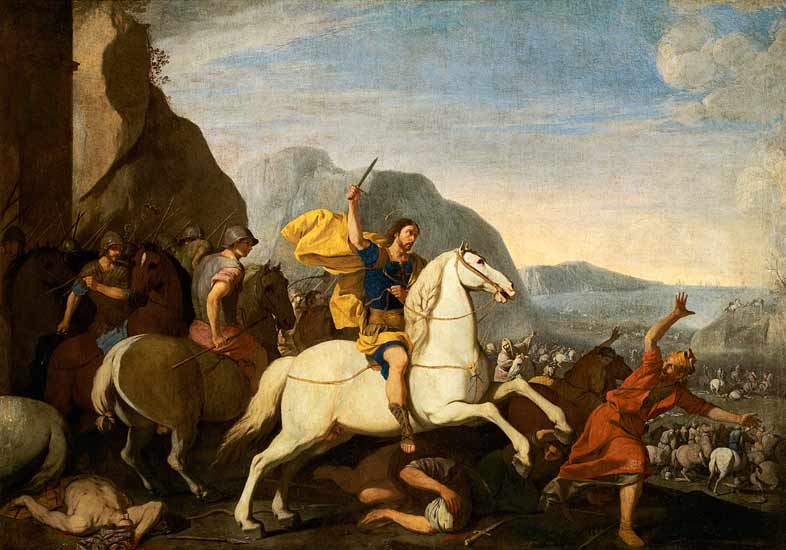 Saint James At The Battle Of Clavijo à 