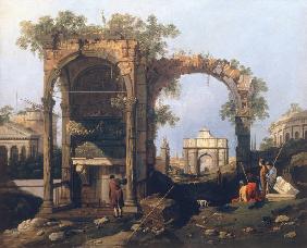 Canaletto, Caprice et modeles classiques