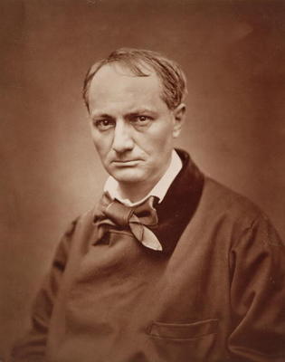 Charles Baudelaire (1821-67), French poet, portrait photograph by Studio of Goupil à 