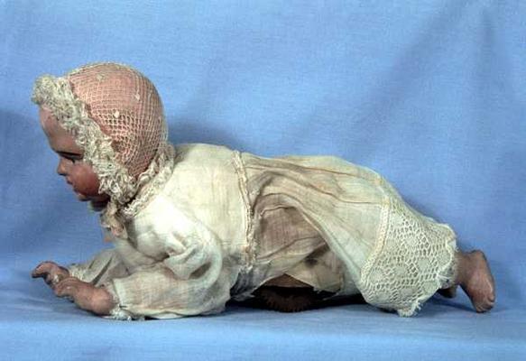 'Creeping Baby' clockwork doll, 1871 à 