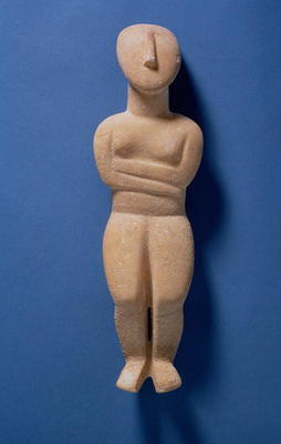 Cycladic Figurine, Naxos, c.3000-2000 BC (marble) à 