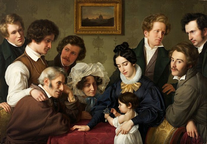 The Schadow Circle. (The Bendemann Family and their Friends) à 