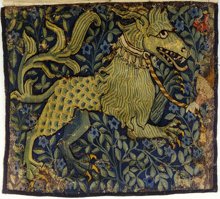 Detail of a Basel Gothic Tapestry à 