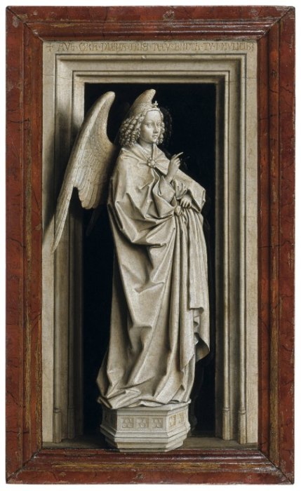 The Annunciation (Diptych, left panel) à 