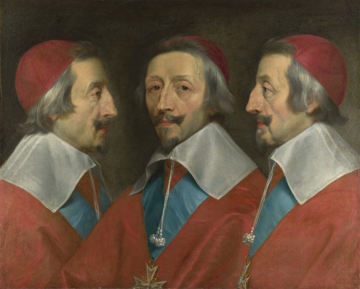 Triple Portrait of Cardinal de Richelieu à 
