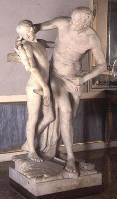 Daedalus and Icarus by Antonio Canova (1757-1822) (stone) à 
