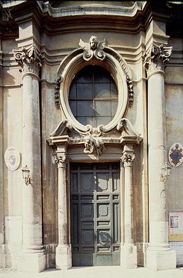 Door of the Tempietto, designed by Donato Bramante (1444-1514) 1508-12 (photo) à 