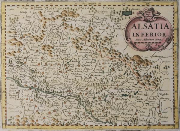 Alsace , Map à 