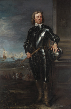 English School, Probably Late 1650s  Portrait Of Oliver Cromwell (1599-1658), Lord Protector Of Engl à 